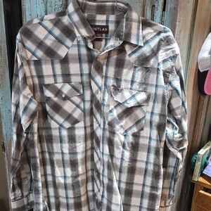 Antlar Plaid Button-Up Shirt